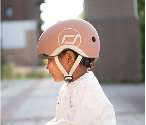 Scoot & Ride Kask Ochronny XXS-S dla dzieci 1-5 lat Mocha - 1357023 - zdjęcie 9